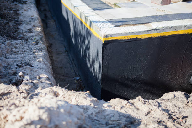 Residential Interior Drainage System installation at a Lakeland, GA home by SJ Waterproofing Pros
